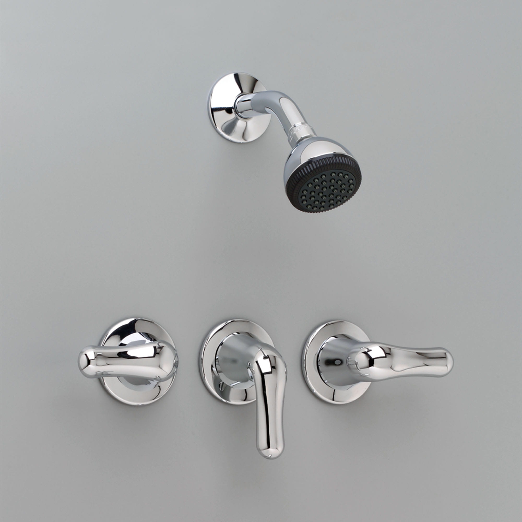 Colony Soft 25 gpm 95 L min 2 Handle Shower Valve and Trim Kit With Lever Handles CHROME